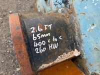 APPROX. 2.6ft TOOTHLESS DIGGING BUCKET TO SUIT 13 TON MACHINE - 9