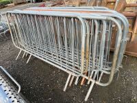 APPROX. 10No. GALVANISED PEDESTRIAN BARRIERS