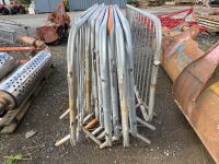 APPROX. 10No. GALVANISED PEDESTRIAN BARRIERS - 2