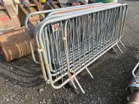 APPROX. 10No. GALVANISED PEDESTRIAN BARRIERS - 3