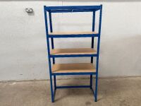 4 TIER METAL SHELVING UNIT