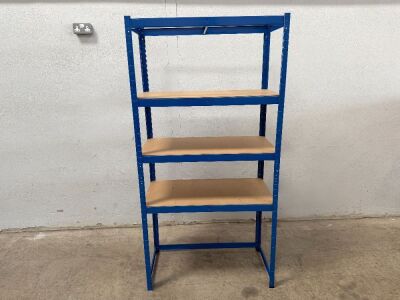 4 TIER METAL SHELVING UNIT