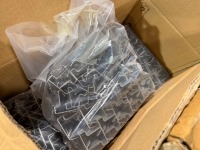 LOT TO INC. ASSORTED BRACKETS, BOLTS, OVER HEAD HANGERS ETC. - 8