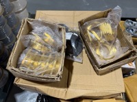 LOT TO INC. ASSORTED BRASS NICKEL PLATE ADAPTORS & PVC COATED GALVANISED CONDUIT - 3