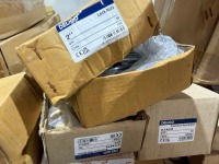 LOT TO INC. ASSORTED BRASS NICKEL PLATE ADAPTORS & PVC COATED GALVANISED CONDUIT - 9