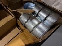 LOT TO INC. ASSORTED BRASS NICKEL PLATE ADAPTORS & PVC COATED GALVANISED CONDUIT - 13
