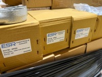LOT TO INC. ASSORTED BRASS NICKEL PLATE ADAPTORS & PVC COATED GALVANISED CONDUIT - 14
