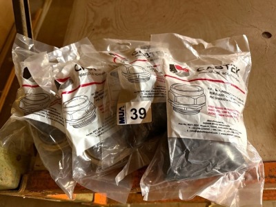 4No. BAGS OF UNUSED CABTEK ARMOURED CABLE 75L GLAND KITS