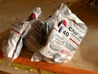 5No. BAGS OF UNUSED CABTEK ARMOURED CABLE 63L GLAND KITS
