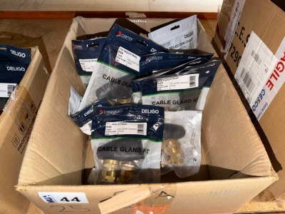 11No. UNUSED CABTEK ARMOURED CABLE M25 GLANDS