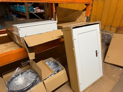 3No. UNUSED ASSORTED 8 WAY-12 WAY MAIN SWITCH INCOMERS