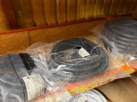 QUANTITY OF UNUSED ASSORTED PVC FLEXIBLE CONDUIT & JOINERS - 8