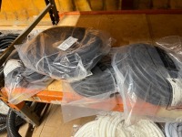 QUANTITY OF UNUSED ASSORTED PVC FLEXIBLE CONDUIT & JOINERS - 9