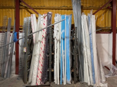QUANTITY OF PVC & GALVINISED PIPING & TRUNKING