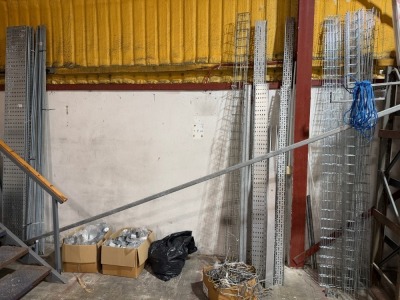 QUANTITY OF ASSORTED GALVINISED HANGER TRUNKING