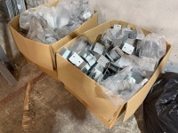 QUANTITY OF ASSORTED GALVANISED HANGER TRUNKING - 6