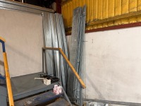 QUANTITY OF ASSORTED GALVANISED HANGER TRUNKING - 12