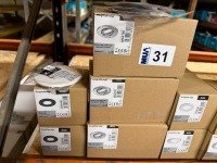 QUANTITY OF ASSORTED UNUSED SPOTLIGHT SURROUNDS - 2