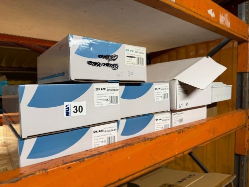 9No. UNUSED LIVE ASSORTED METAL CONSUMER 22-28 WAY UNITS