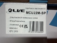 9No. UNUSED LIVE ASSORTED METAL CONSUMER 22-28 WAY UNITS - 3