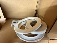 SHELF LOT TO INC. UNUSED BELL LIGHTING ASSORTED SPOT LIGHT SURROUNDS - 6