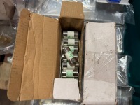 LOT TO INC. ASSORRED UNUSED CLIPS, UNSULATION TAPE, EARTH SLEEVING, GROMMETS, CONNECTORS, JUNCTION BOXES ETC - 6