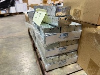 LOT TO INC. ASSORRED UNUSED CLIPS, UNSULATION TAPE, EARTH SLEEVING, GROMMETS, CONNECTORS, JUNCTION BOXES ETC - 25