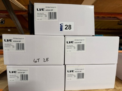 5No. UNUSED LIVE 4 WAYS AGU4-SP METAL ENCLOSED UNIT