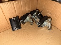LOT TO INC. UNUSED BREAKER SWITCHES, RUNNER TROLLYS, 240V & 3 PHASE PLUGS, DUEL FUNCTION CAB-80 CABLES - 3