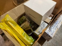 LOT TO INC. BREAKERS, SWITCHES, BATTERIES ETC. - 16