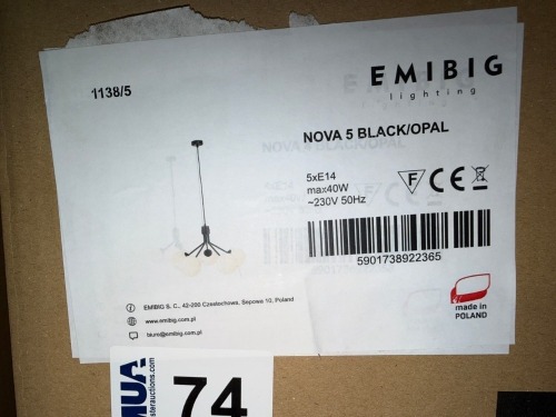 EMIBIG NOVA 5 BLACK/GRAFIT LIGHT