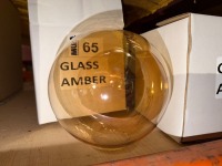 6No. ASSORTED GLASS LIGHT SHADE - 4