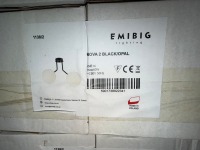 3No. EMIBIG NOVA 2 BLACK/OPAL LIGHT - 2