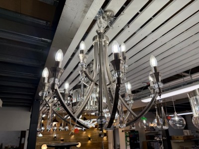 12 LIGHT SILVER CHROME LIGHT