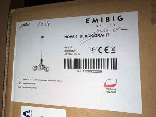 UNUSED EMIBIG NOVA 4 WHITE LIGHT