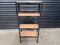 4 TIER METAL SHELVING UNIT