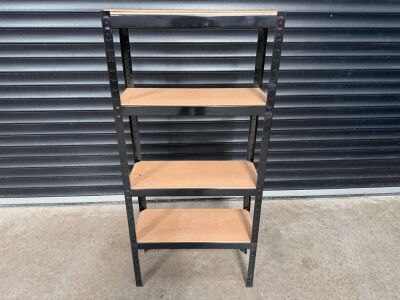 4 TIER METAL SHELVING UNIT