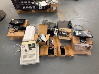EPOSNOW TILL SYSTEM C/W TILLS, SCANNERS, MONITORS, PRINTERS, CARD READERS ETC.