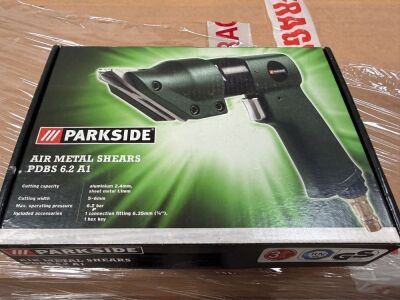 UNUSED PARKSIDE AIR OPERATED METAL SHEARS
