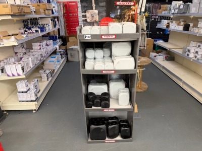 HENSEL DISPLAY STAND & CONTENTS