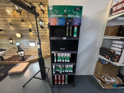 TEC 7 5 TIER DISPLAY STAND & CONTENTS