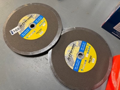 APPROX. 10no UNUSED JEFFERSON 14" METAL CUTTING DISC'S