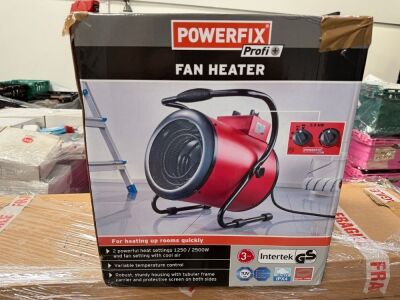 UNUSED POWERFIX FAN HEATER