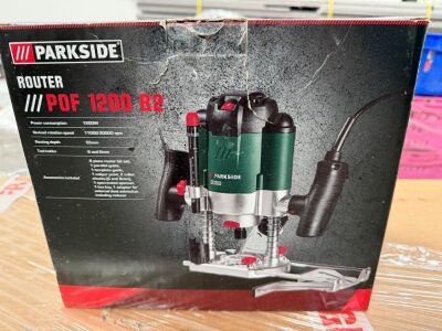 UNUSED PARKSIDE 240v ROUTER