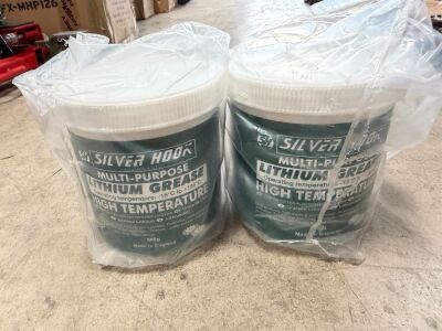 2No. UNUSED JARS OF HIGH TEMPERATURE LITHIUM GREASE