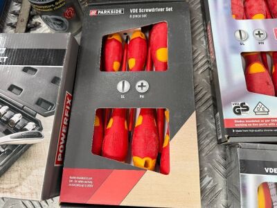 UNUSED PARKSIDE 8 PIECE SCREWDRIVER SET