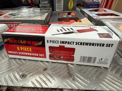 UNUSED NEILSON 8 PIECE IMPACT SCREWDRIVER SET