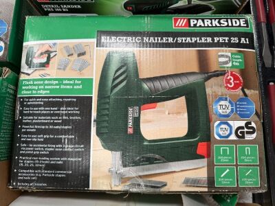 UNUSED PARKSIDE ELECTRIC NAILER / STAPLER