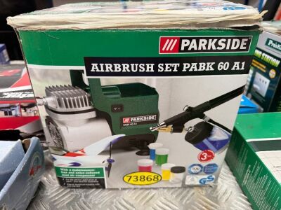 UNUSED PARKSIDE AIR BRUSH SET