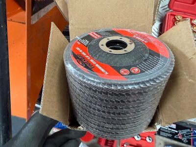 APPROX. 10No. UNUSED 115mm FLAP DISCS